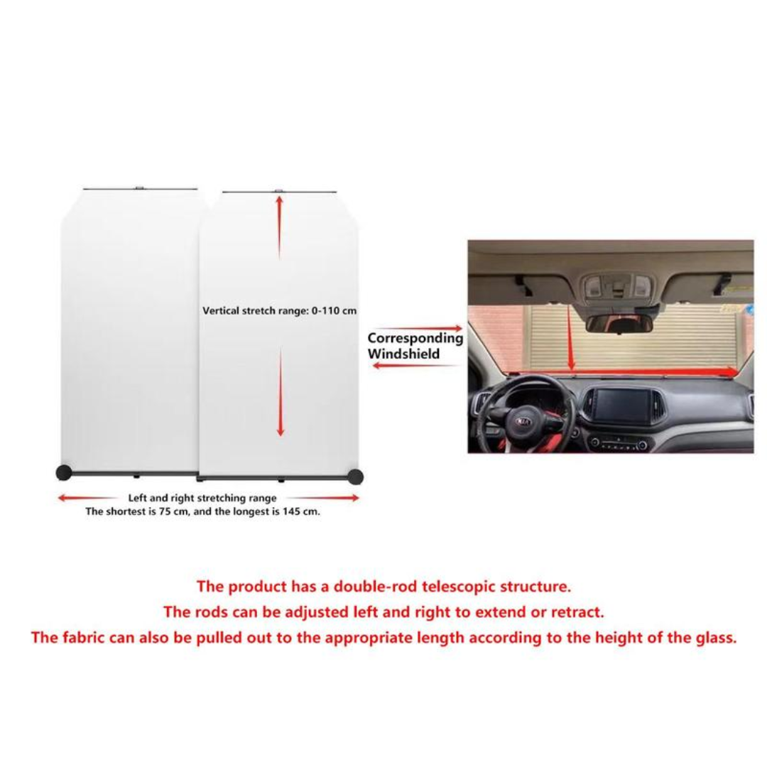 Ocene™ Retractable Car Sun Shade