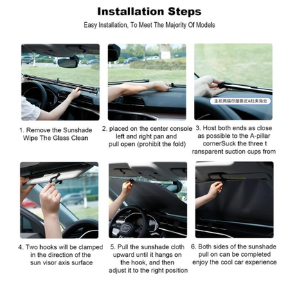 Ocene™ Retractable Car Sun Shade