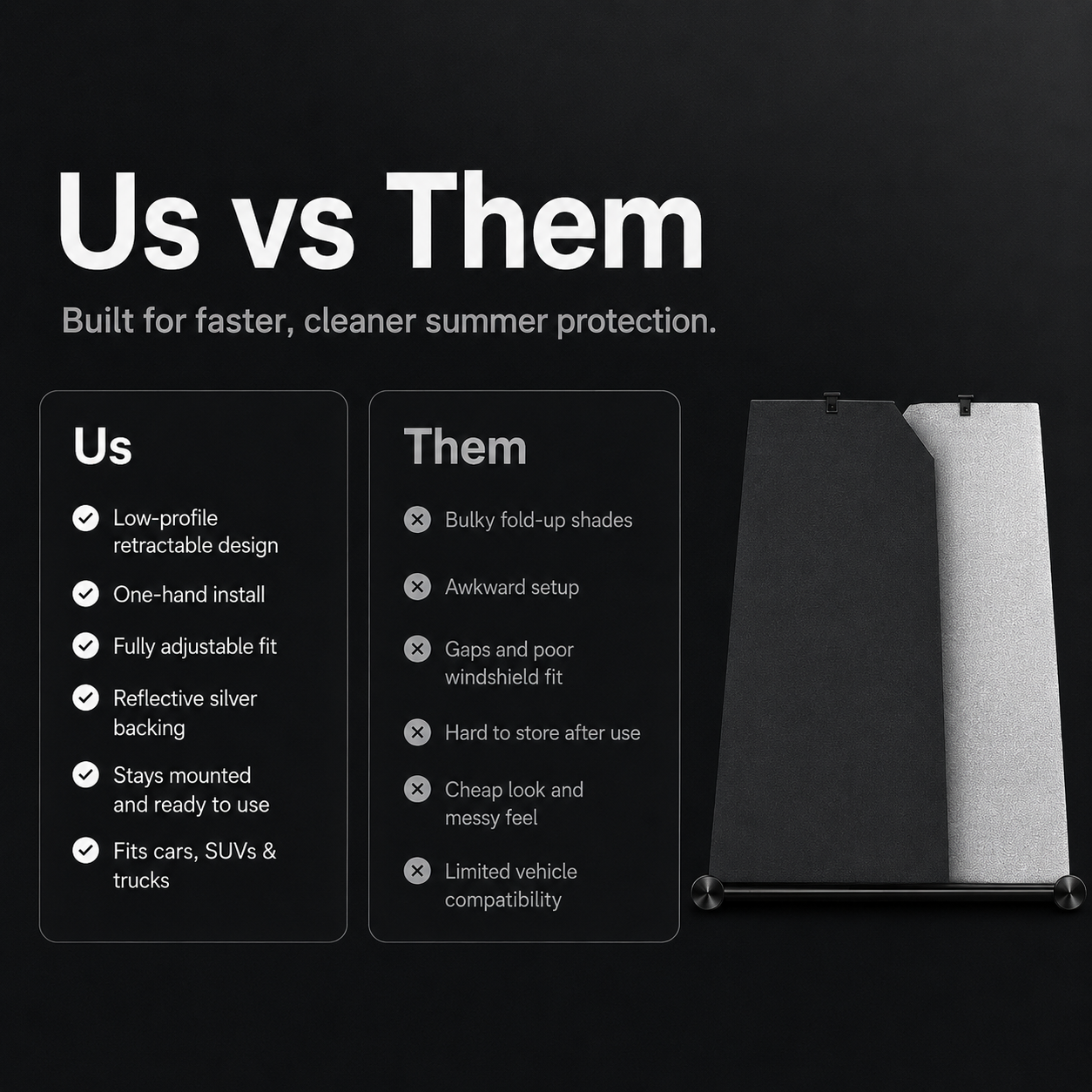Ocene™ Retractable Car Sun Shade